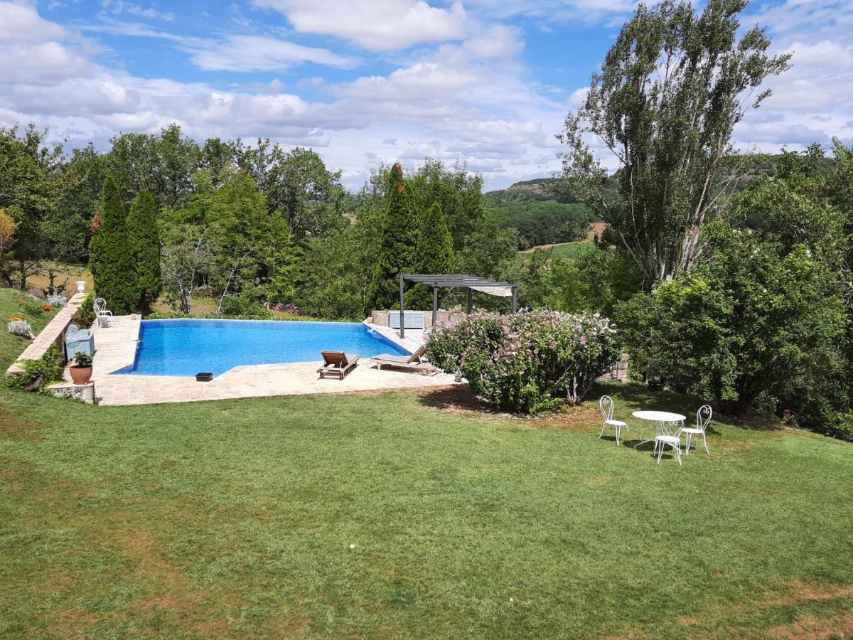 Manoir Le Moulinal47 - Vue Panoramique Courbiac Exterior foto