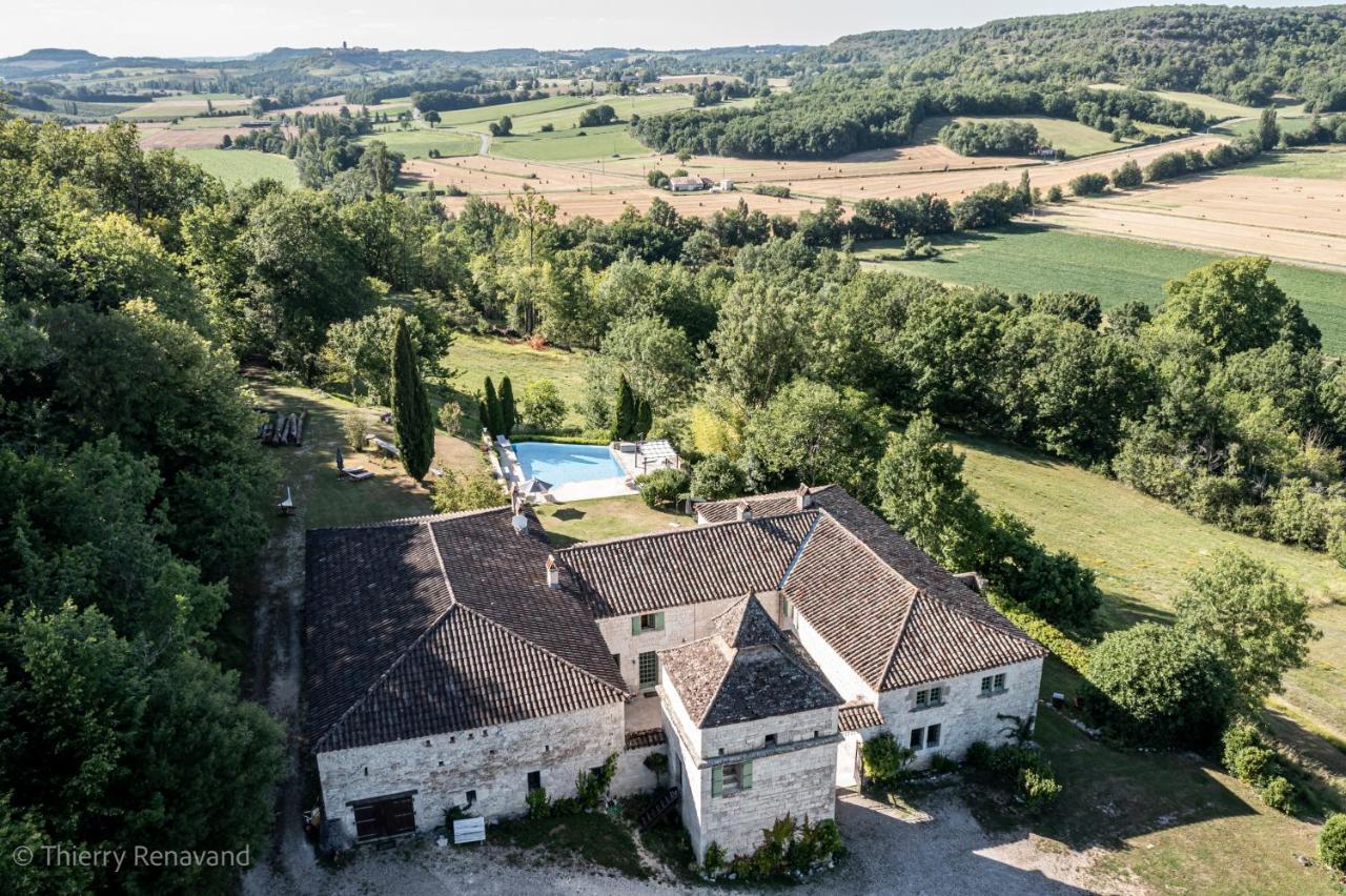 Manoir Le Moulinal47 - Vue Panoramique Courbiac Exterior foto