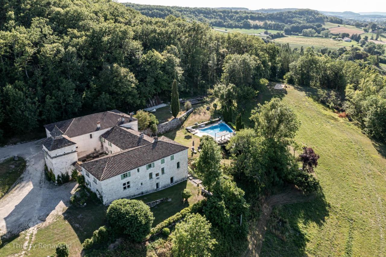 Manoir Le Moulinal47 - Vue Panoramique Courbiac Exterior foto